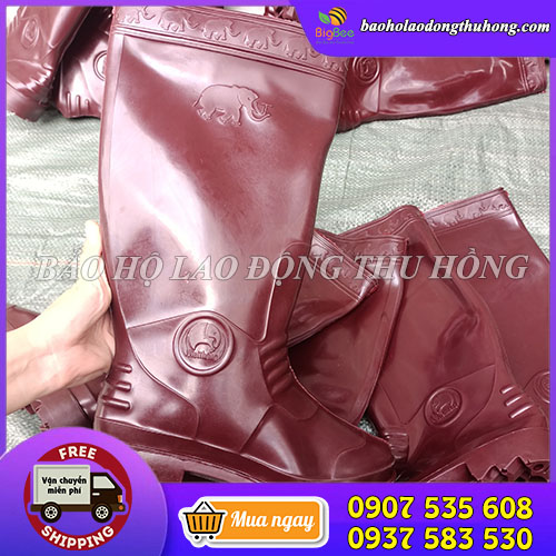Ủng cao su nâu Việt Thắng size người lớn Ủng cao su nâu Việt Thắng size người lớn