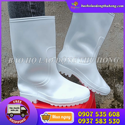 Ủng cao su trắng TGP chính hãng Ủng cao su trắng TGP chính hãng