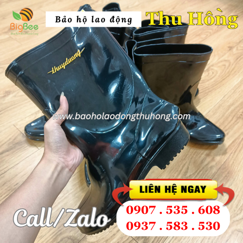 Ủng đen Thuỳ Dương size người lớn Ủng đen Thuỳ Dương size người lớn