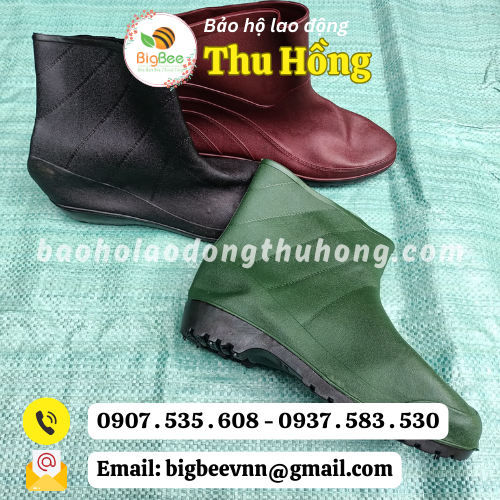 Ủng đi mưa cổ thấp size người lớn 35 đến 41 Ủng đi mưa cổ thấp size người lớn 35 đến 41