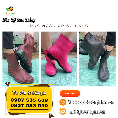 Ủng ngắn cổ người lớn đa năng đủ size Ủng ngắn cổ người lớn đa năng đủ size