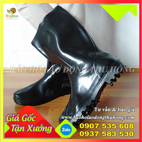 Ủng nhựa công nghiệp Vitas màu đen Ủng nhựa công nghiệp Vitas màu đen