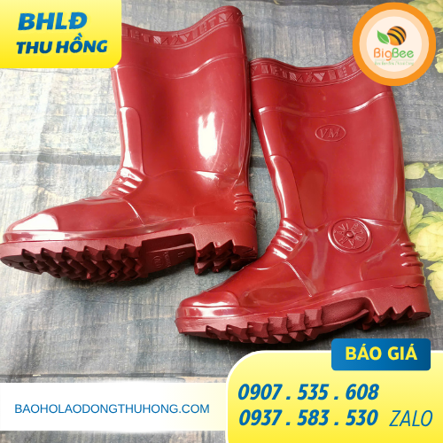 Ủng nhựa nâu đi mưa cao cấp Ủng nhựa nâu đi mưa cao cấp