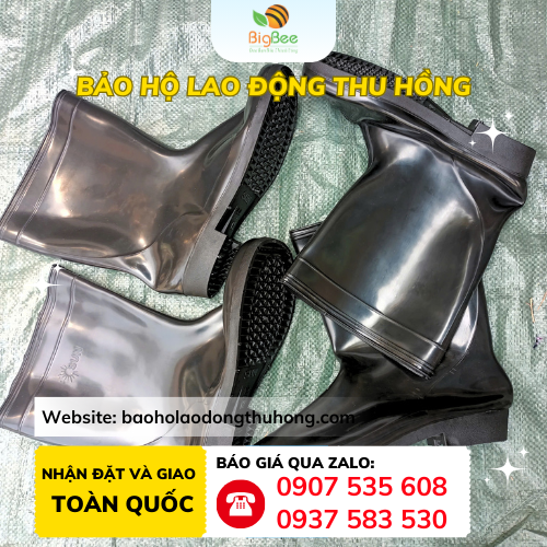 Ủng nhựa SUN đen chống thấm nước giá rẻ tại Thu Hồng Ủng nhựa SUN đen chống thấm nước giá rẻ tại Thu Hồng