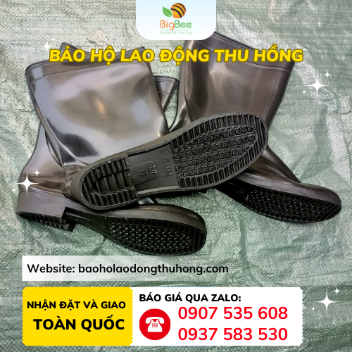 Ủng nhựa SUN đen siêu dai siêu bền Ủng nhựa SUN đen siêu dai siêu bền