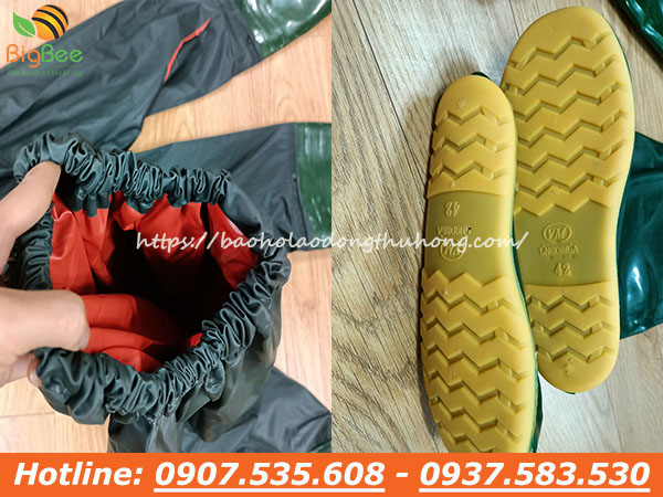 ủng quần 2 lớp lội nước chống thấm tốt