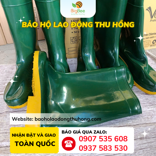 Ủng Sun xanh rêu Ủng Sun xanh rêu đi thuỷ sản chống trượt , chống mùi, dễ vệ sinh