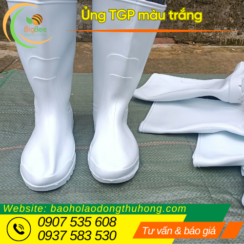 Ủng TGP màu trắng giá tốt, hàng sẵn kho Ủng TGP màu trắng giá tốt, hàng sẵn kho