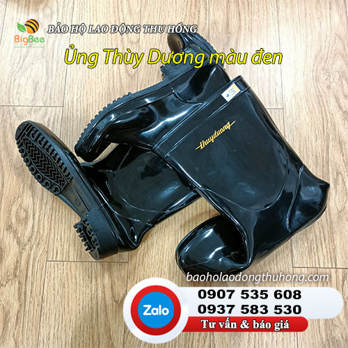 Ủng Thùy Dương màu đen Ủng Thùy Dương màu đen 01