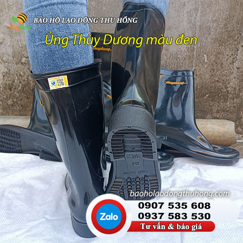 Ủng Thùy Dương màu đen Ủng Thùy Dương màu đen 02