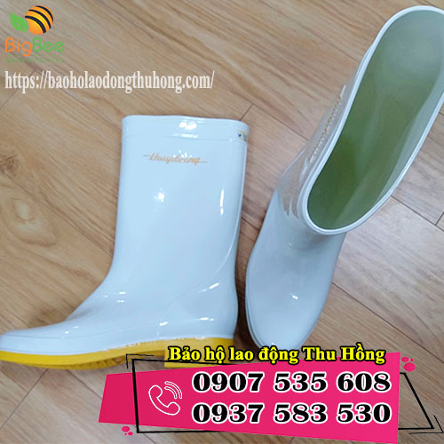 ủng Thùy Dương trắng vàng fullsize