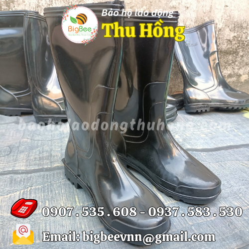 Ủng Vitas cao su màu đen Ủng Vitas cao su màu đen