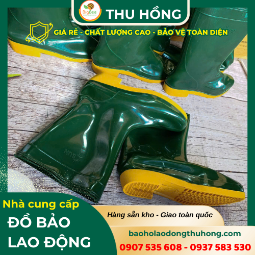 Ủng xanh rêu đế vàng giá sỉ siêu hợp lý Ủng xanh rêu đế vàng giá sỉ siêu hợp lý