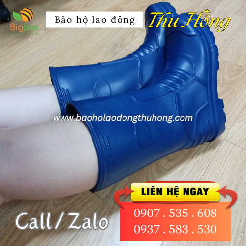 Ủng xốp VAC màu xanh dương loại siêu nhẹ chân Ủng xốp VAC màu xanh dương loại siêu nhẹ chân