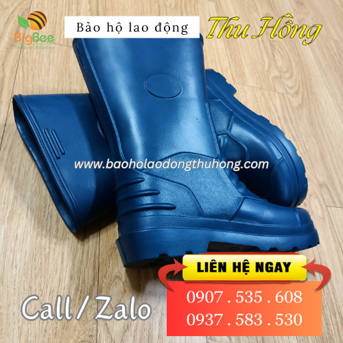 Ủng xốp VAC màu xanh dương Ủng xốp VAC màu xanh dương
