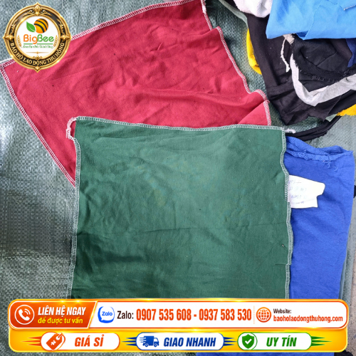 Vải lau cotton màu loại xịn Vải lau cotton màu loại xịn