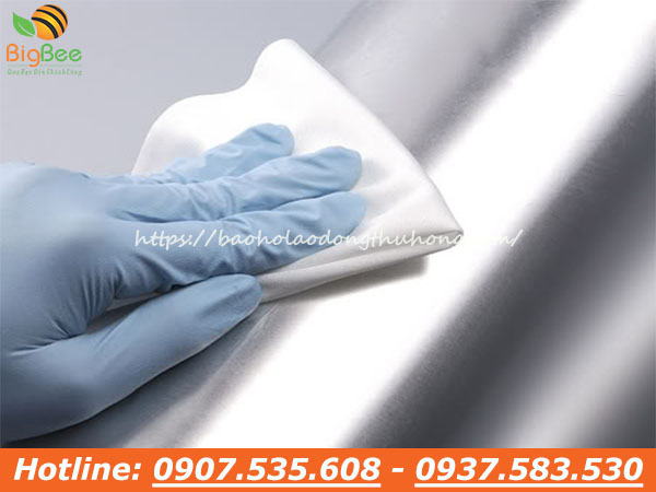 vải lau phòng sạch không dệt không bụi