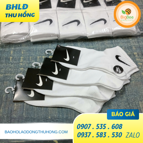 Vớ hiệu Nike trắng cổ ngắn số lượng lớn sẵn kho Vớ hiệu Nike trắng cổ ngắn số lượng lớn sẵn kho