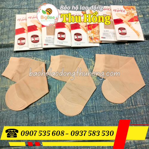 Vớ nữ cổ ngắn màu da dệt sợi cotton Vớ nữ cổ ngắn màu da dệt sợi cotton