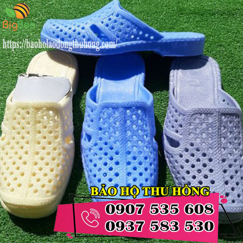 Xưởng dép nhựa tổ ong bít mũi giá rẻ Thu Hồng