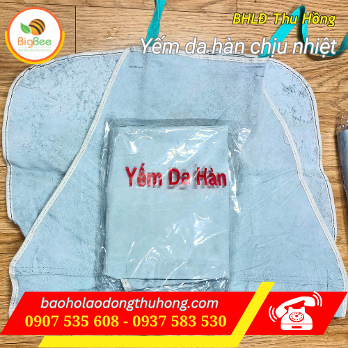 Yếm da hàn chịu nhiệt an toàn Yếm da hàn chịu nhiệt an toàn