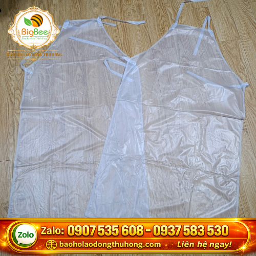 Yếm nhựa thuỷ sản màu trắng trong suốt Yếm nhựa thuỷ sản màu trắng trong suốt