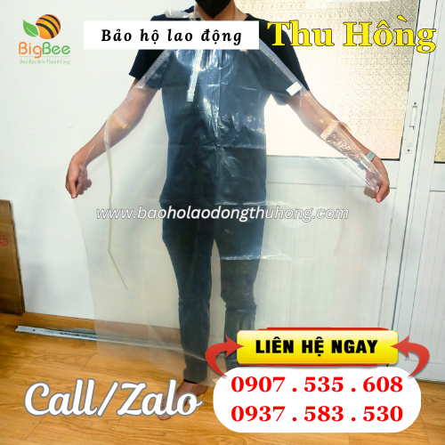 Yếm nhựa trong suốt chống nước, chống hóa chất Yếm nhựa trong suốt chống nước, chống hóa chất