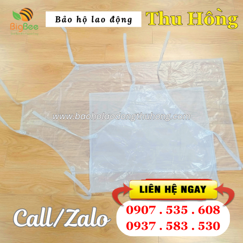 Yếm nhựa trong suốt dáng dài Yếm nhựa trong suốt dáng dài
