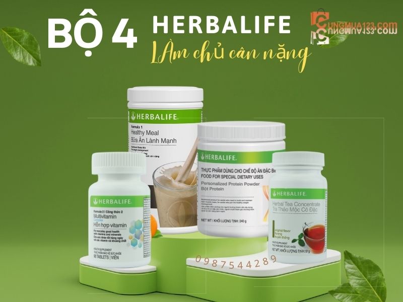 Bộ 4 Herbalife giảm cân nâng cao Bộ 4 Herbalife giảm cân nâng cao