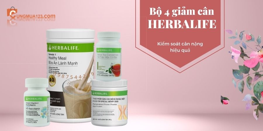 Bộ 4 Herbaife giảm cân kiểm soát cân nặng hiệu quả Bộ 4 Herbaife giảm cân kiểm soát cân nặng hiệu quả