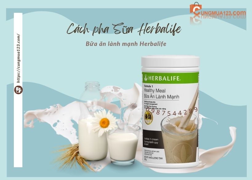 Cách pha Sữa Herbalife Cách pha Sữa Herbalife
