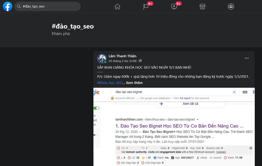 Cách tìm khách hàng tiềm năng trên facebook miễn phí bằng hashtag Cách tìm khách hàng tiềm năng trên facebook miễn phí bằng hashtag