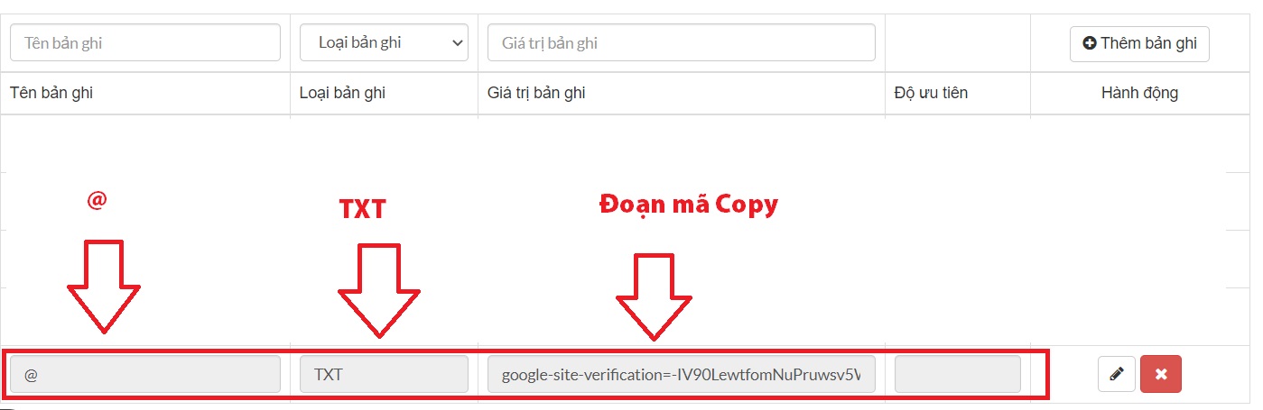 Hướng dẫn cách trỏ (gắn) tên miền về google site | Ảnh 5 Hướng dẫn cách trỏ (gắn) tên miền về google site | Ảnh 5