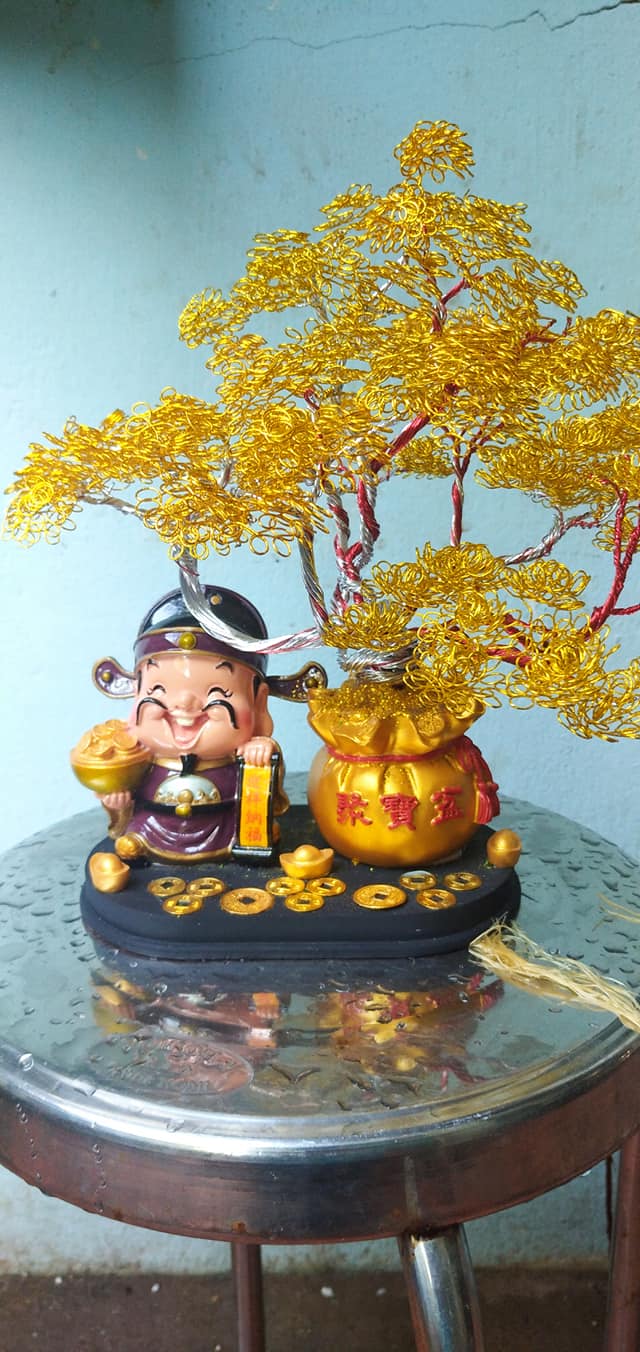 Kinh doanh tết 2021 với cây kiểng bông sai Thần Tài Kinh doanh tết 2021 với cây kiểng bông sai Thần Tài