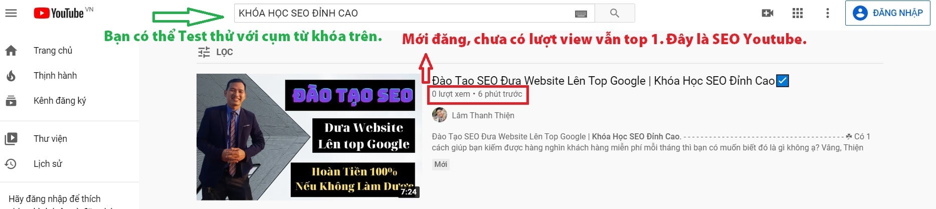 Mới đăng có 6 phút, chưa có lượt view lên top 1 youtube luôn Mới đăng có 6 phút, chưa có lượt view lên top 1 youtube luôn