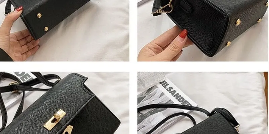 Túi Đeo Chéo Nữ Hàn Quốc Màu Đen Siêu Sang | Giá Tốt Nhất