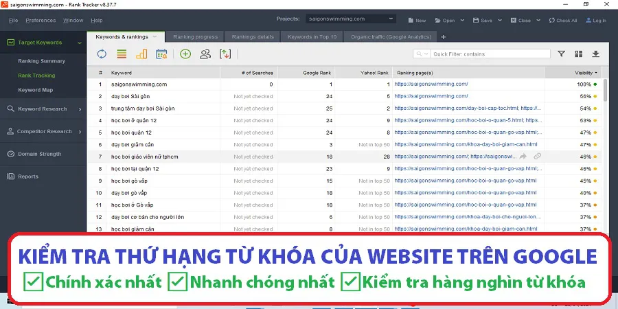 Các Cách Kiểm Tra Thứ Hạng Từ Khóa Của Website Trên Google Chính Xác☑️