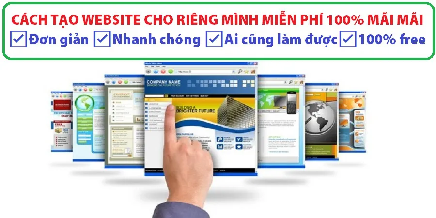 Cách Tạo 1 Trang Web Cho Riêng Mình Miễn Phí - Tạo Web Miễn Phí 100%☑️