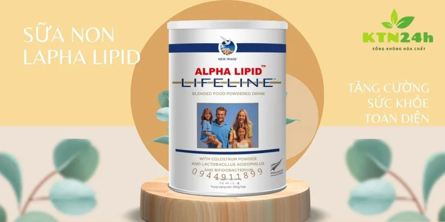 Sữa Alpha Lipid Lifeline bổ trợ sức khỏe toàn diện