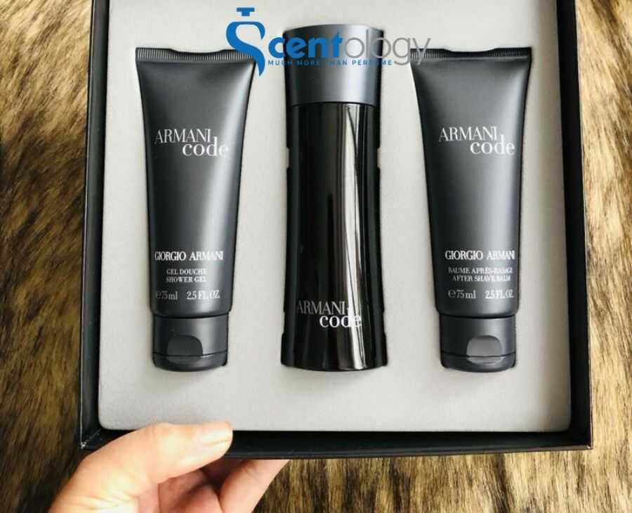 GIFT SET NƯỚC HOA NAM GIORGIO ARMANI CODE FOR MEN 3PCS