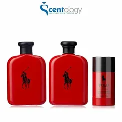 GIFT SET NƯỚC HOA NAM RALPH LAUREN POLO RED FOR MEN 3PCS