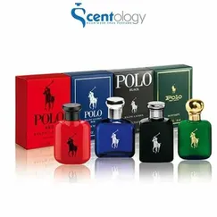 GIFT SET NƯỚC HOA NAM RALPH LAUREN POLO RED FOR MEN 15ML 4PCS