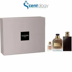 GIFT SET NƯỚC HOA NAM VALENTINO UOMO FOR MEN 3PCS