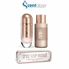 GIFT SET NƯỚC HOA NỮ CAROLINA HERRERA 212 VIP ROSE 2PCS
