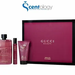 GIFT SET NƯỚC HOA NỮ GUCCI GUILTY ABSOLUTE POUR FEMME 3PCS