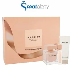 GIFT SET NƯỚC HOA NỮ NARCISO RODRIGUEZ NARCISO POUDREE 3PCS