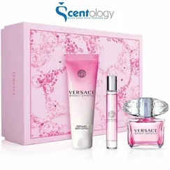 GIFT SET NƯỚC HOA NỮ VERSACE BRIGHT CRYSTAL 3PCS