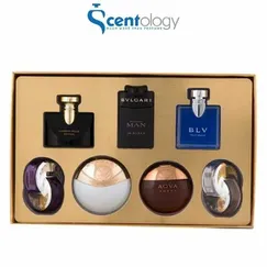 GIFT SET NƯỚC HOA UNISEX BVLGARI THE OMNIA & AAQUA ICONIC MINIATURE COLLECTION 2016 7PCS