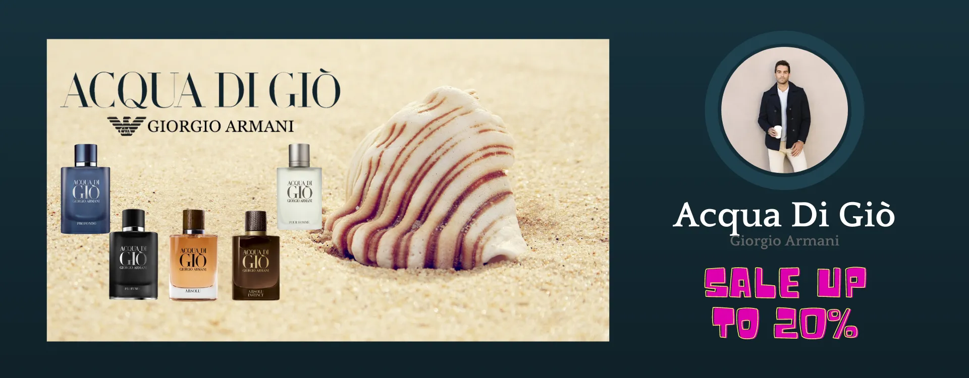 Acqua Di Giò - Nước hoa nam giới lịch lãm đầy cuốn hút