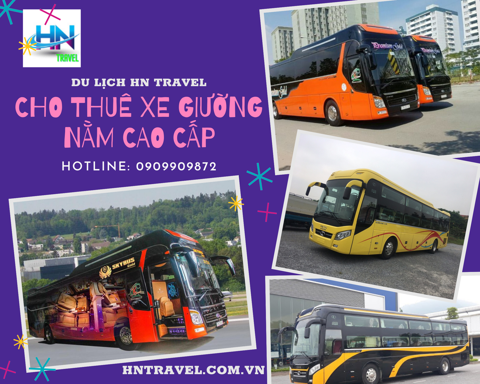 Cho Thuê Xe Giường Nằm tại Quận 3 TP HCM Cho Thuê Xe Giường Nằm tại Quận 3 TP HCM